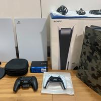 PlayStation 5 con disco + 2 controller