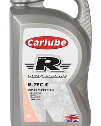 Olio Motore Carlube 0W-20 Sintetico 5L