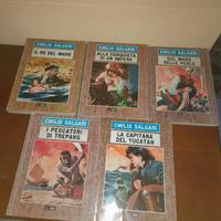 N. 5 ROMANZI EMILIO SALGARI ANNO 1966