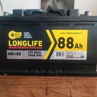 Batteria auto nuova, mai utilizzata da 88Ah