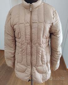 Giacca Donna Piumino Moncler Originale Tg 40 Beige