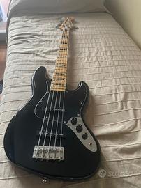 Fender Squier Jazz Bass V Classic Vibe '70s – Nero