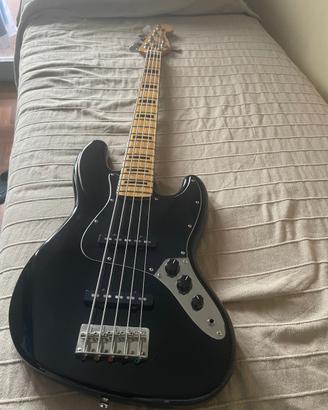 Fender Squier Jazz Bass V Classic Vibe '70s – Nero