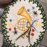 sotto pentola in ceramica Natale