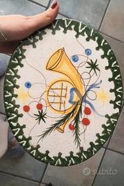 sotto pentola in ceramica Natale