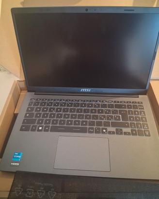 Notebook MSI acquistato 29/08