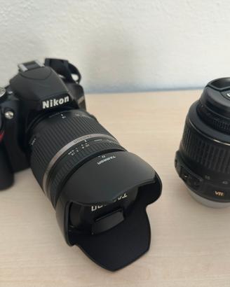 Nikon D3200, 2 obbiettivi e accessori