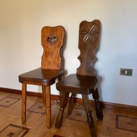 sedie rustiche