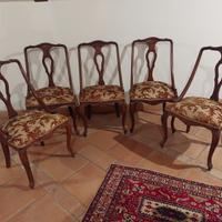 Eleganti sedie in legno