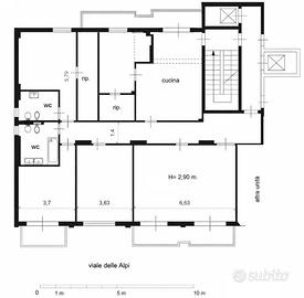 Appartamento in Via Delle Alpi di circa 180 mq