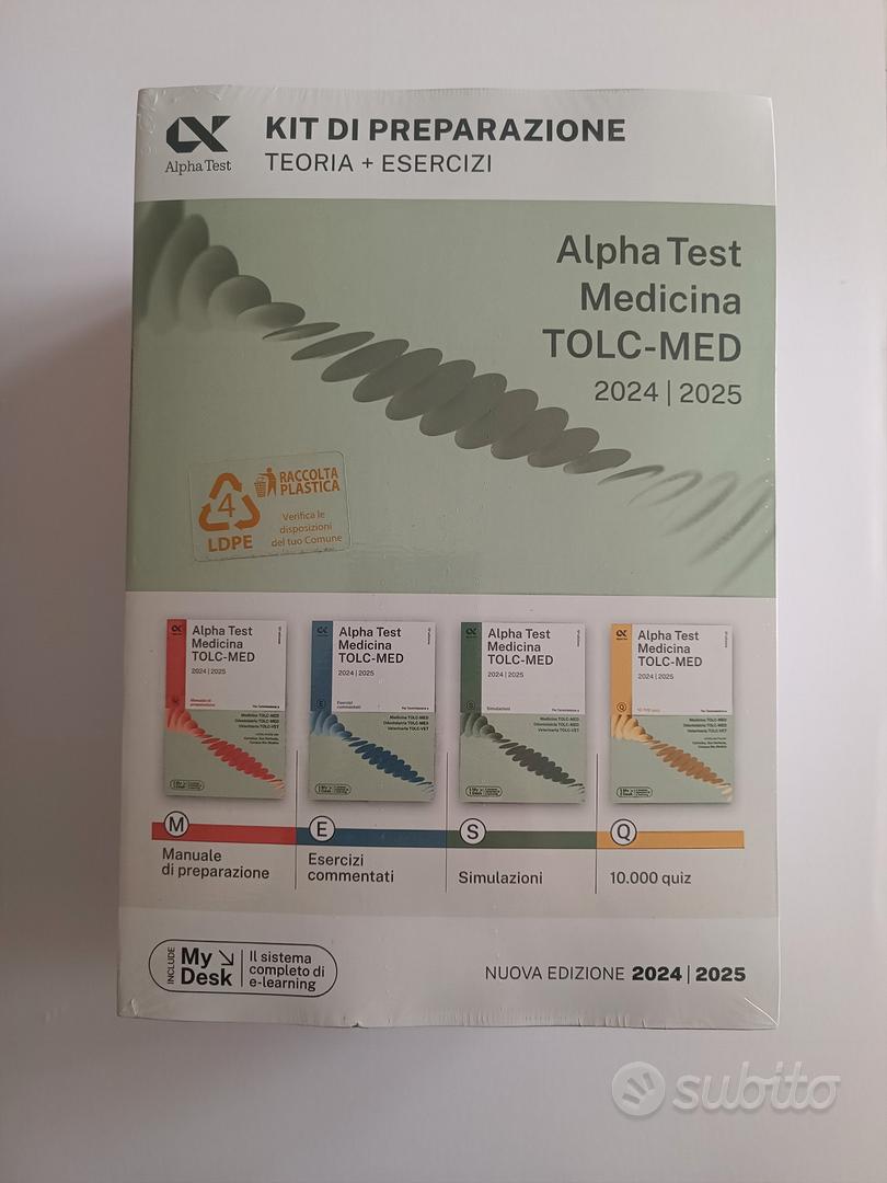 kit Alpha Test preparazione Tolc-med (anno2024/25) - Libri e Riviste In  vendita a Chieti