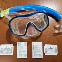 Decathlon - Maschera sub/snorkeling con boccaglio