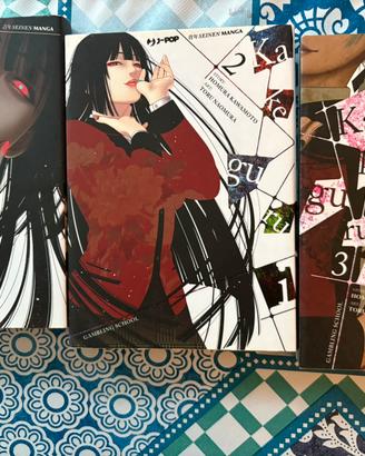 Primi 3 volumi manga kakegurui