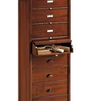 Cassettiera porta documenti in arte povera