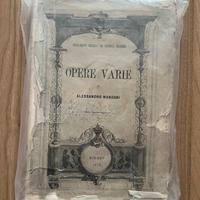 Raro libro “Opere Varie” di Alessandro Manzoni