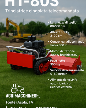 Trincia Sermenti 18 cavalli radiocomandata