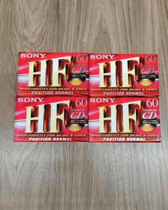 Cassette Sony HF sigillate