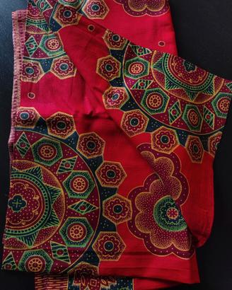 Scialle etnico donna foulard stola leggera boho