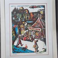 Vinicio Berti - Litografia Pinocchio 