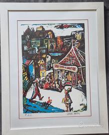 Vinicio Berti - Litografia Pinocchio 