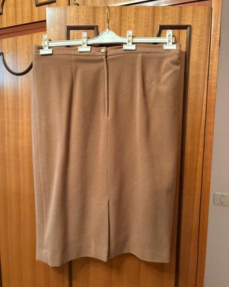 Gonna midi color cammello elegante e classica