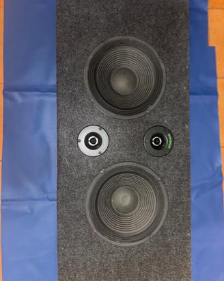 Pannello con casse e tweeter per Aixam