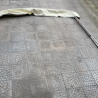Tendalino parasole in acciaio inox