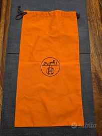 Dust Bag Hermès arancione 40x21cm
