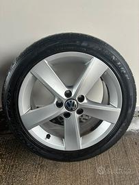 Cerchi lega vW Polo 6r da 16 pollici con gomme
