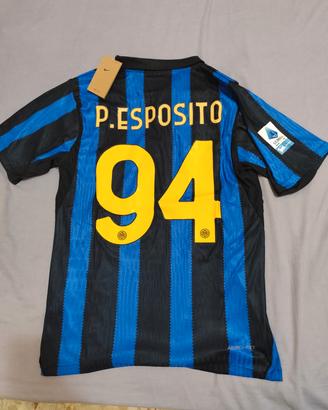 Maglia T-shirt FC Inter, Pio Esposito 49, nuova
