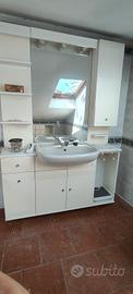 mobile bianco lucido bagno 