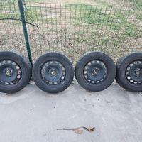 Ruote invernali 205/55 r 16 m+s complete