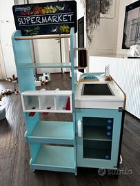 Supermarket, gioco bambini, gia montato