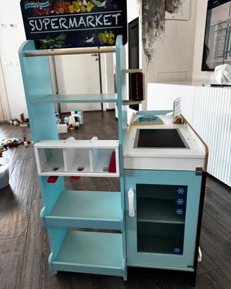 Supermarket, gioco bambini, gia montato