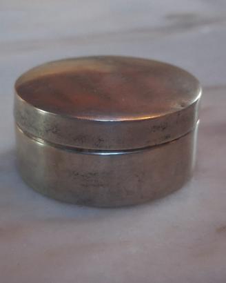 Antica scatolina portapillole argento 800