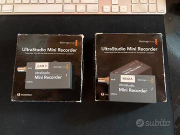 Coppia di Blackmagic ultrastrudio mini recorder