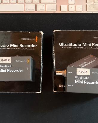Coppia di Blackmagic ultrastrudio mini recorder