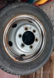 ruota completa cerchio di iveco daily anni 90