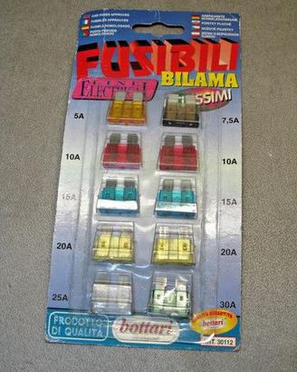 Confezione 10 FUSIBILI bilama misti Vintage 30112