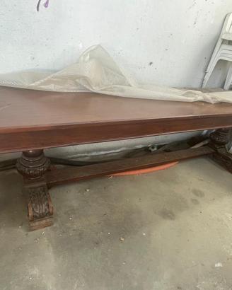 Tavolo in legno artigianale 80 cm x 300 cm