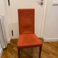 Sedie tavolo da pranzo copertura in alcantara