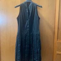 Walter Voulaz tg 44 vestito nero cotone