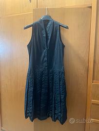 Walter Voulaz tg 44 vestito nero cotone