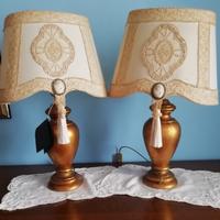 Coppia di lampade/abat jour vintage 