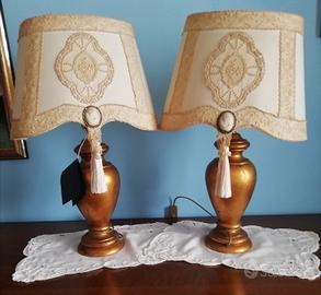 Coppia di lampade/abat jour vintage 