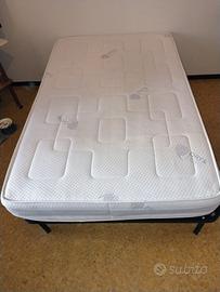 Letto 1 piazza e mezza (struttura + materasso)