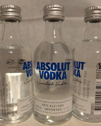Absolute Vodka mini bottiglia 50ml 40% vol