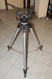 Cavalletto TV pro Manfrotto 132 con testa fluida