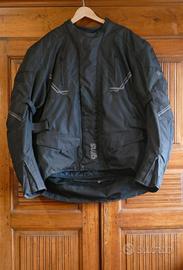 Giacca da moto con paraschiena