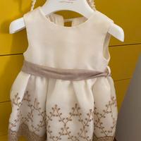 Vestito cerimonia per neonata di 6 mesi